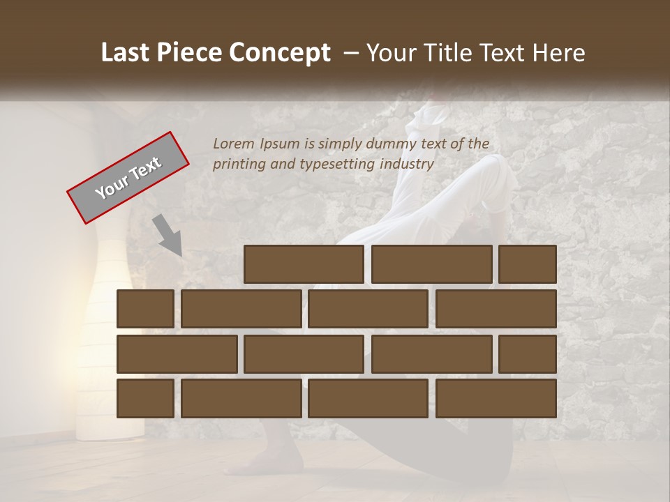 Peaceful Sad Old PowerPoint Template