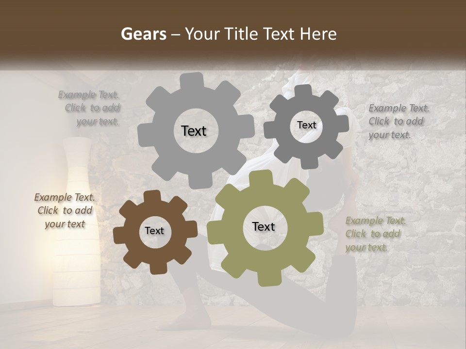 Peaceful Sad Old PowerPoint Template