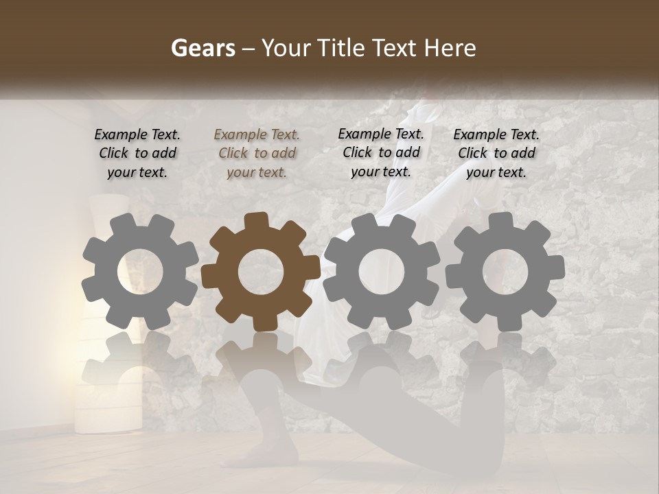 Peaceful Sad Old PowerPoint Template