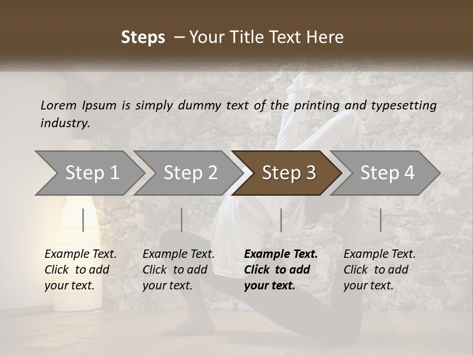 Peaceful Sad Old PowerPoint Template