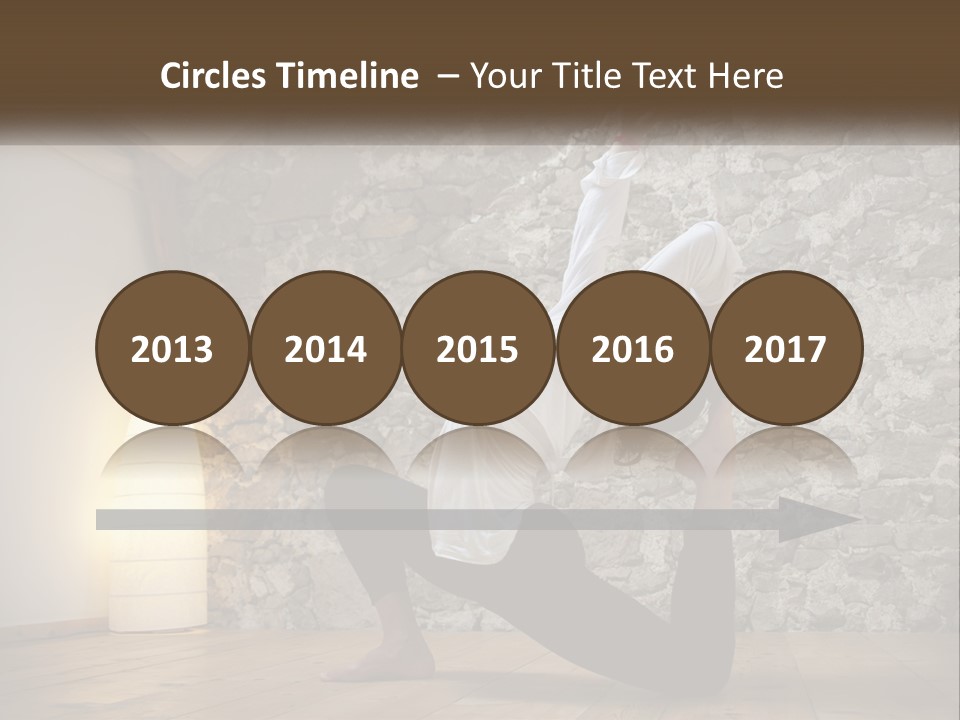 Peaceful Sad Old PowerPoint Template