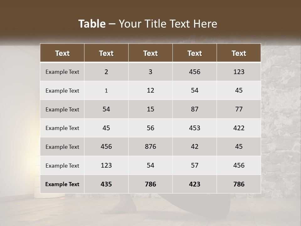 Peaceful Sad Old PowerPoint Template
