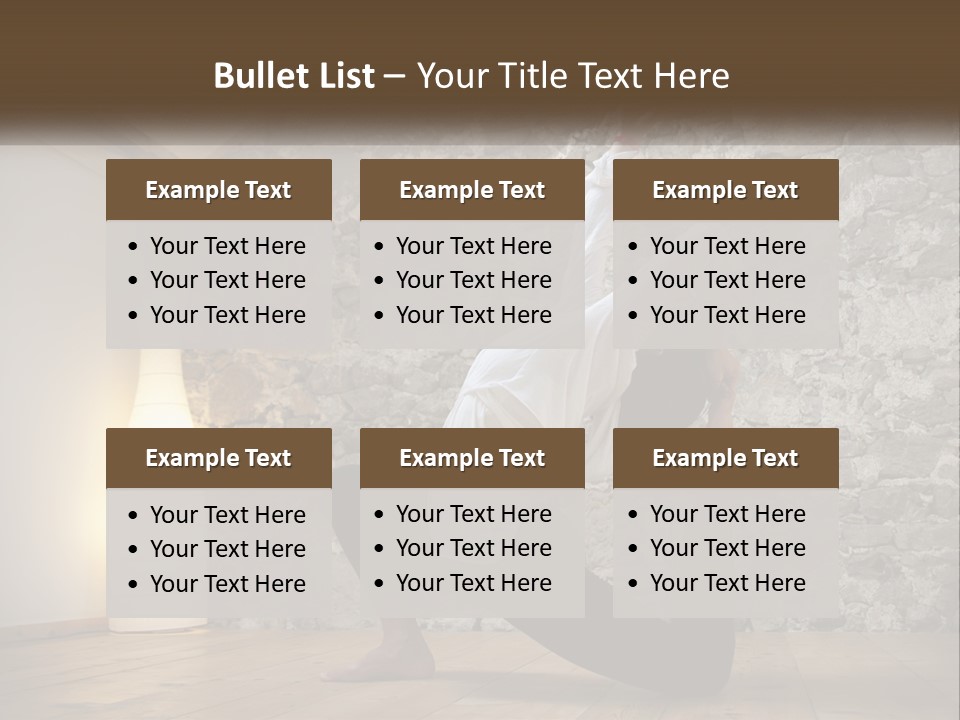 Peaceful Sad Old PowerPoint Template