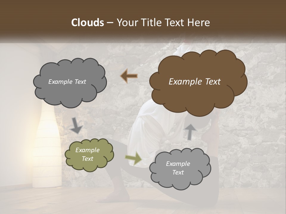 Peaceful Sad Old PowerPoint Template