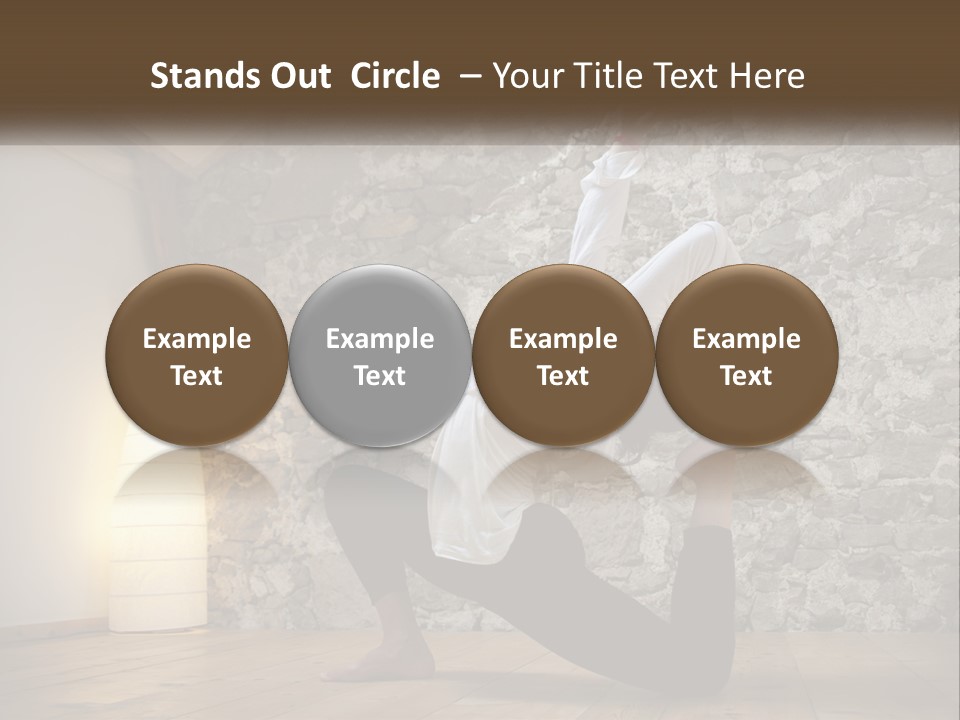 Peaceful Sad Old PowerPoint Template