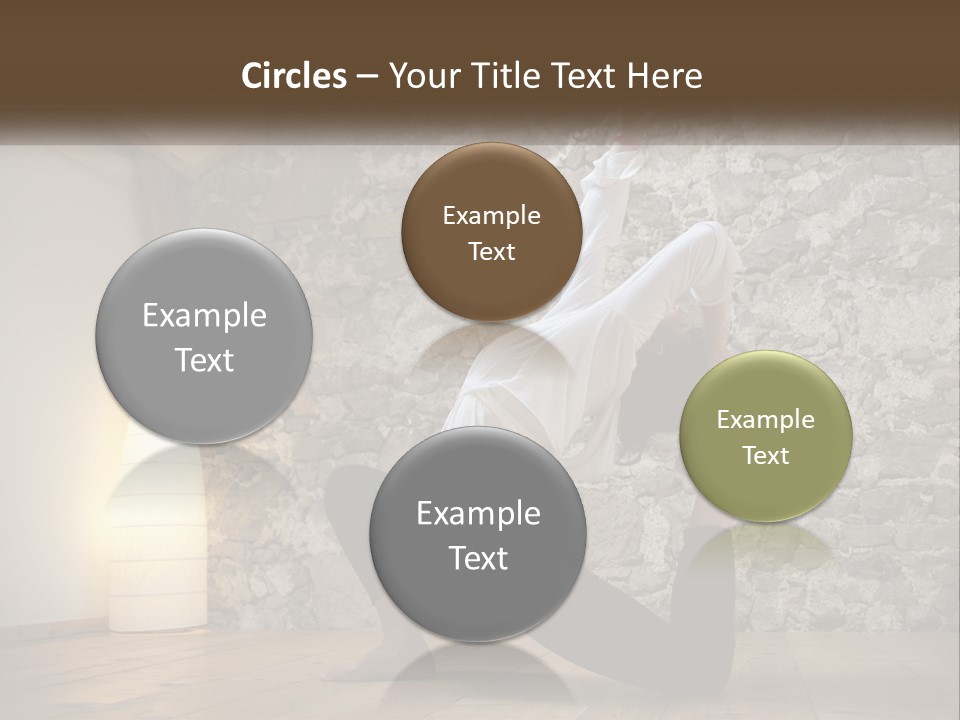 Peaceful Sad Old PowerPoint Template