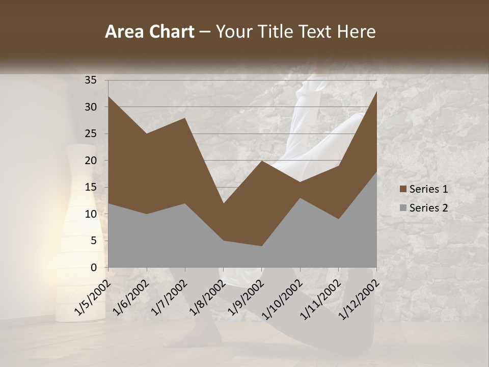 Peaceful Sad Old PowerPoint Template