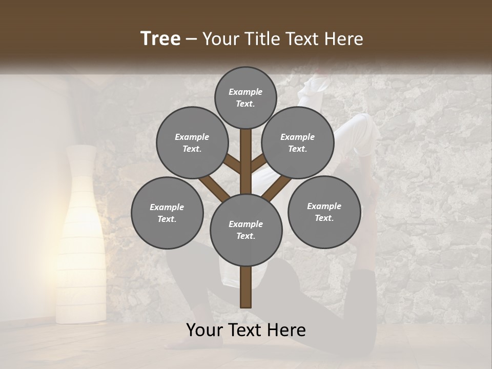 Peaceful Sad Old PowerPoint Template