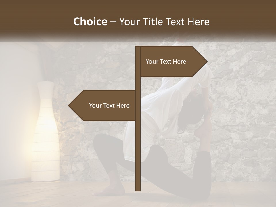 Peaceful Sad Old PowerPoint Template