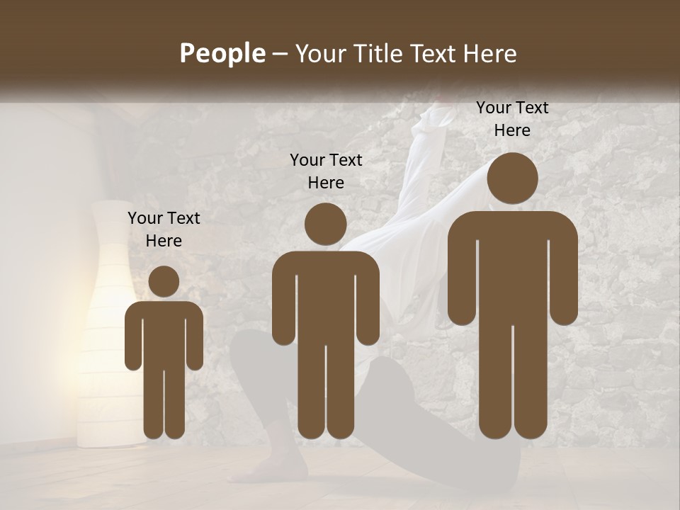 Peaceful Sad Old PowerPoint Template