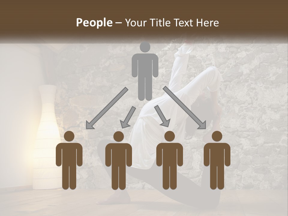 Peaceful Sad Old PowerPoint Template