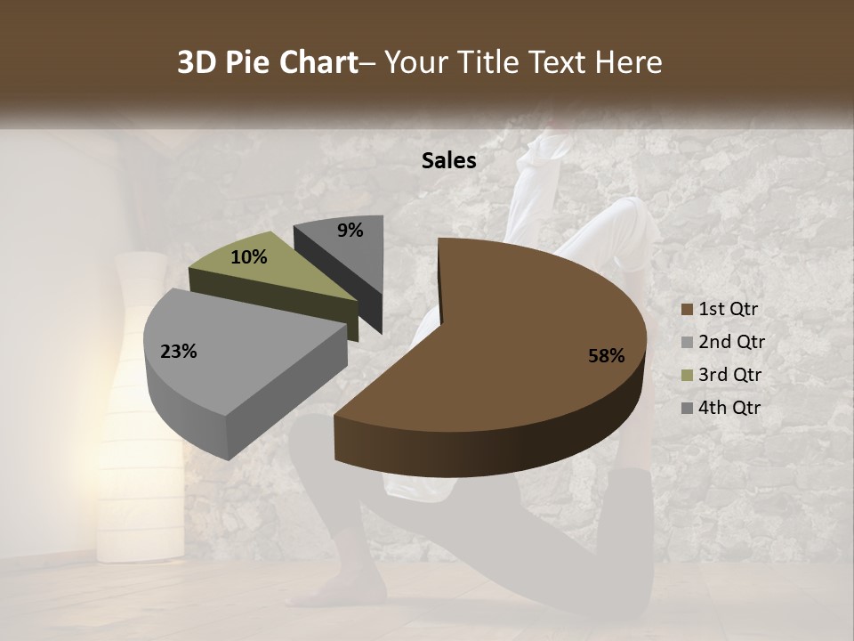 Peaceful Sad Old PowerPoint Template
