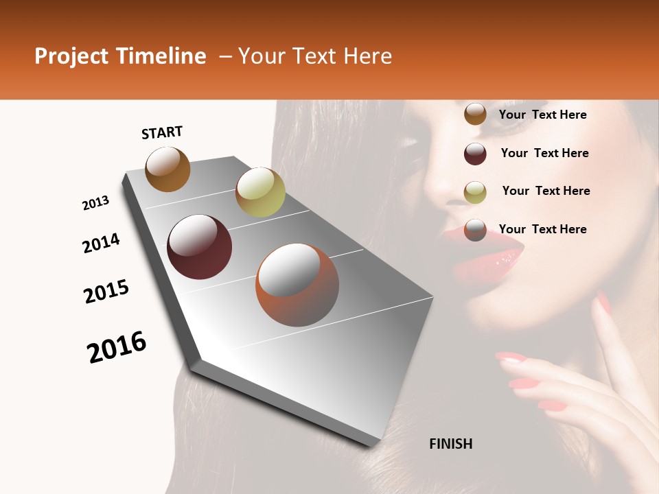 Pensioner Caucasian Peaceful PowerPoint Template