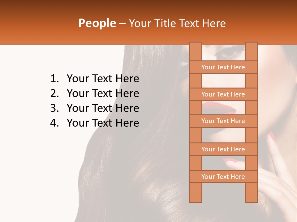 Pensioner Caucasian Peaceful PowerPoint Template