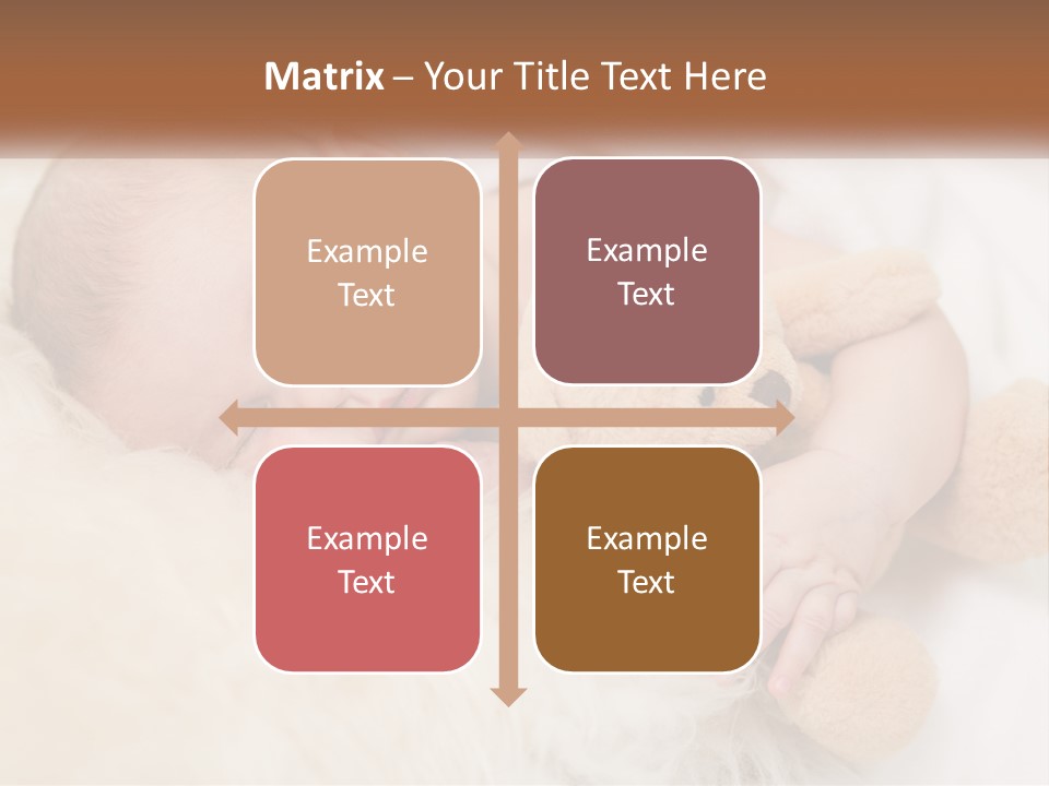 White Sunrise Sand PowerPoint Template