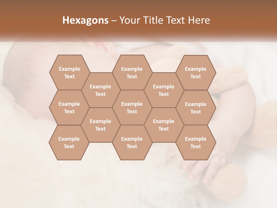 White Sunrise Sand PowerPoint Template