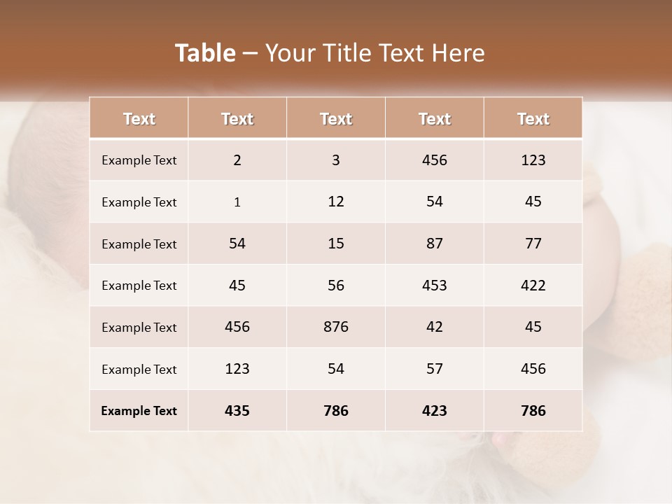 White Sunrise Sand PowerPoint Template