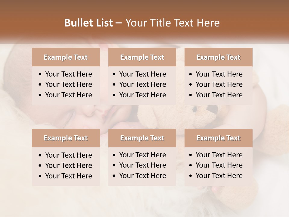 White Sunrise Sand PowerPoint Template