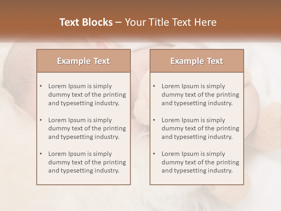 White Sunrise Sand PowerPoint Template