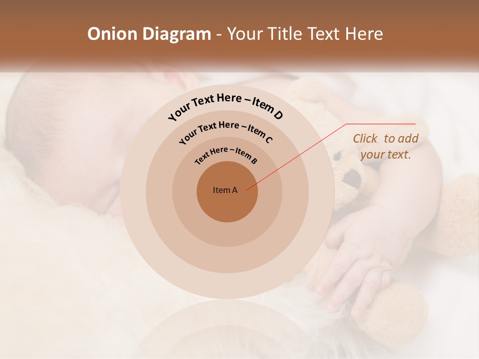 White Sunrise Sand PowerPoint Template