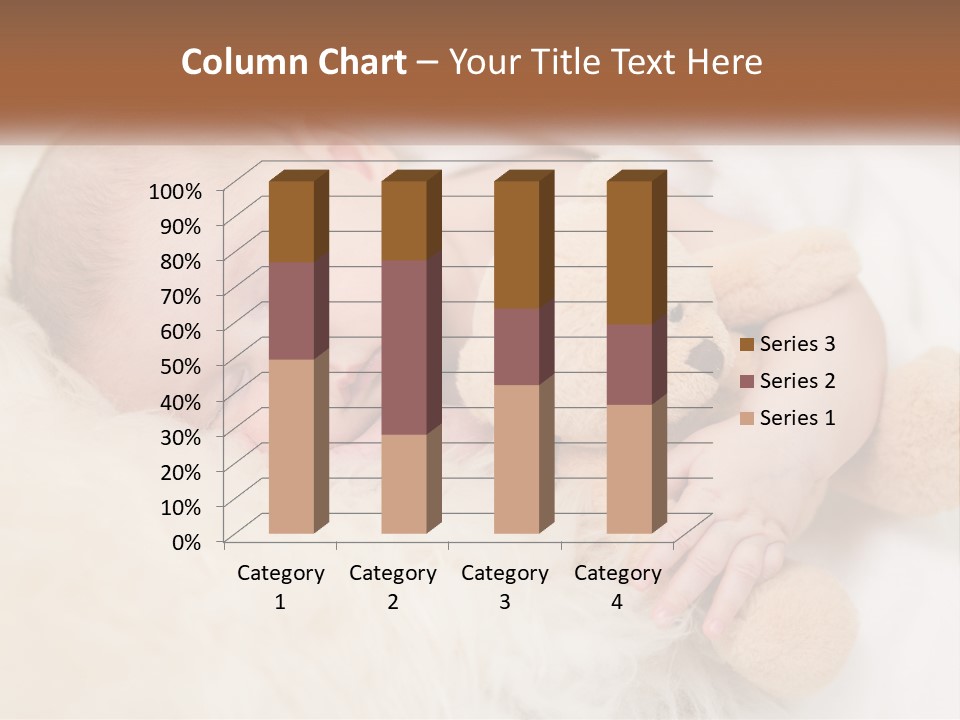 White Sunrise Sand PowerPoint Template