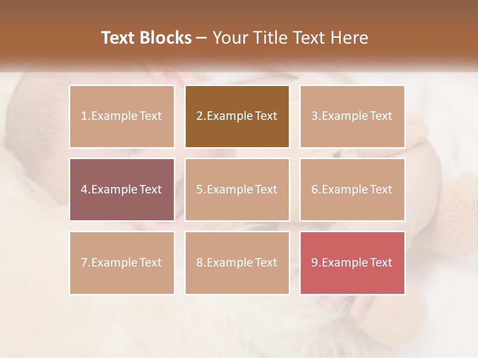 White Sunrise Sand PowerPoint Template