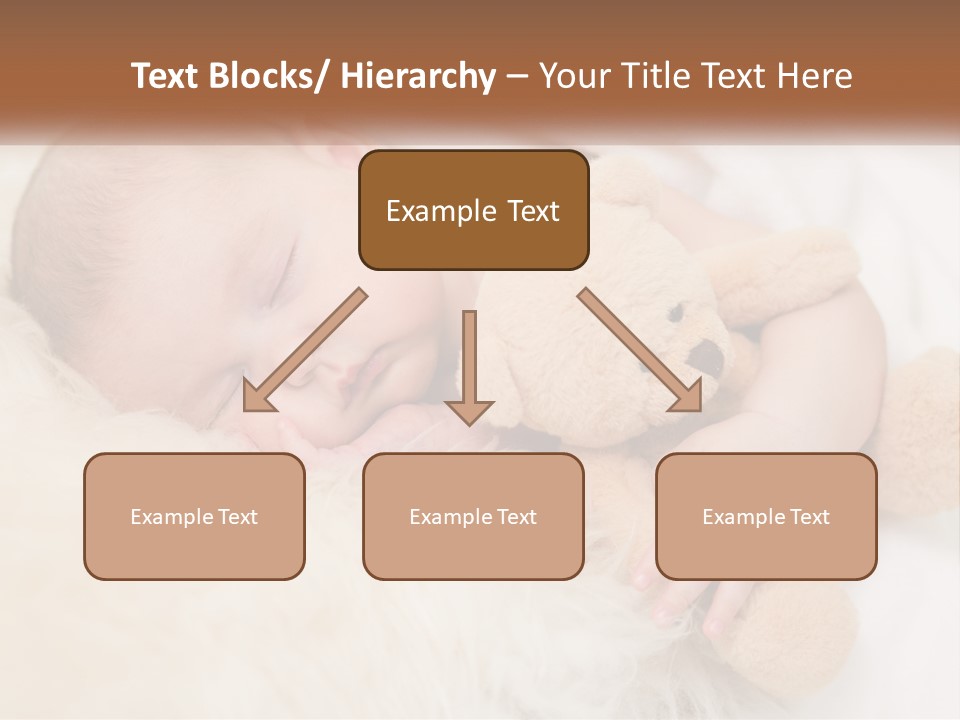 White Sunrise Sand PowerPoint Template