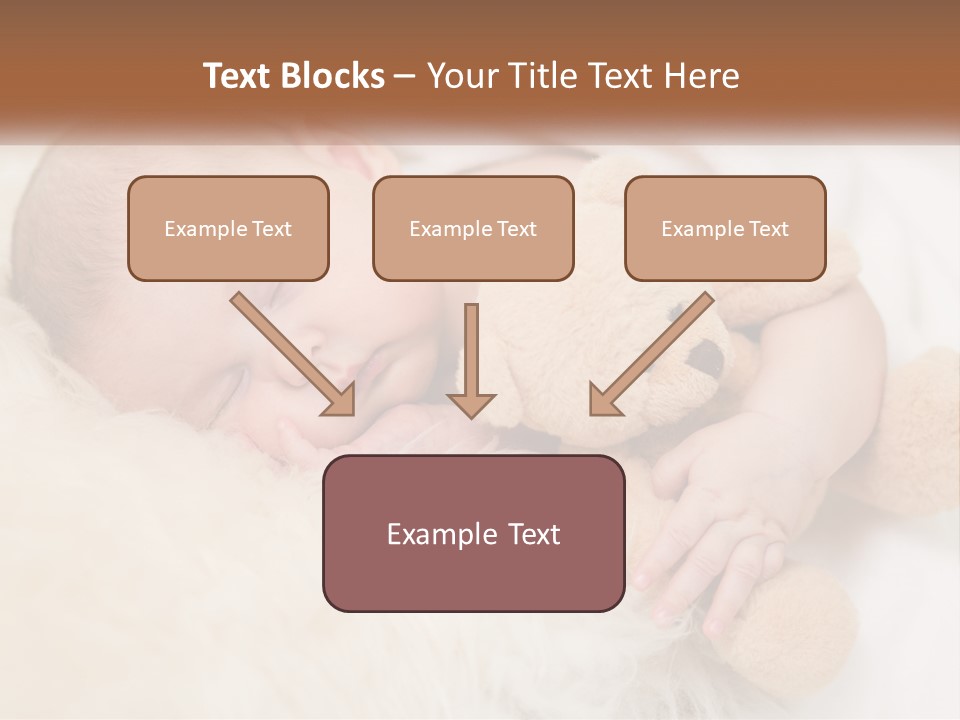 White Sunrise Sand PowerPoint Template