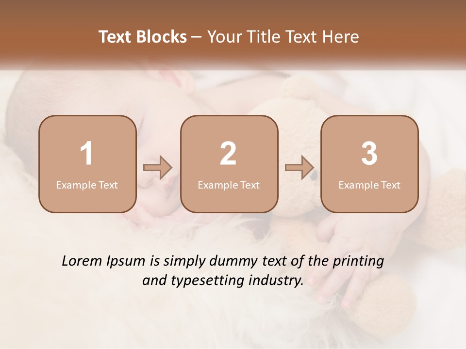 White Sunrise Sand PowerPoint Template