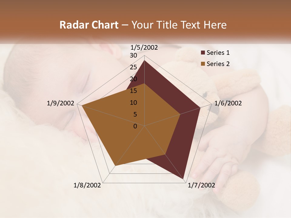 White Sunrise Sand PowerPoint Template