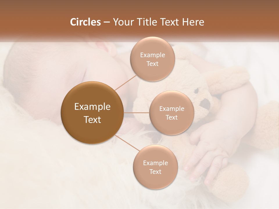 White Sunrise Sand PowerPoint Template