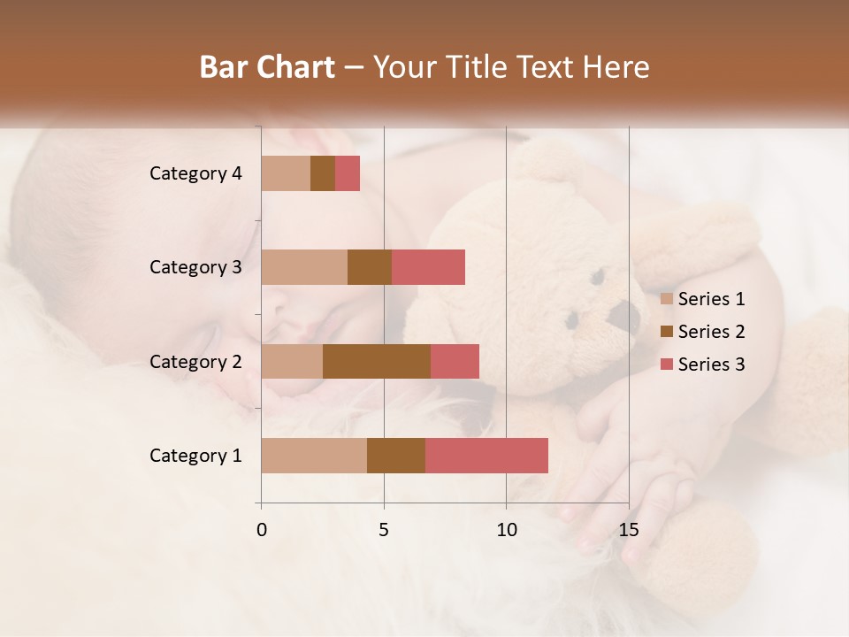 White Sunrise Sand PowerPoint Template