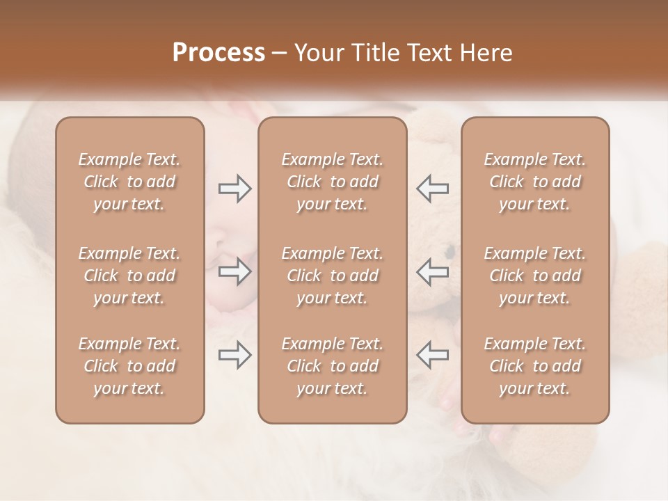 White Sunrise Sand PowerPoint Template