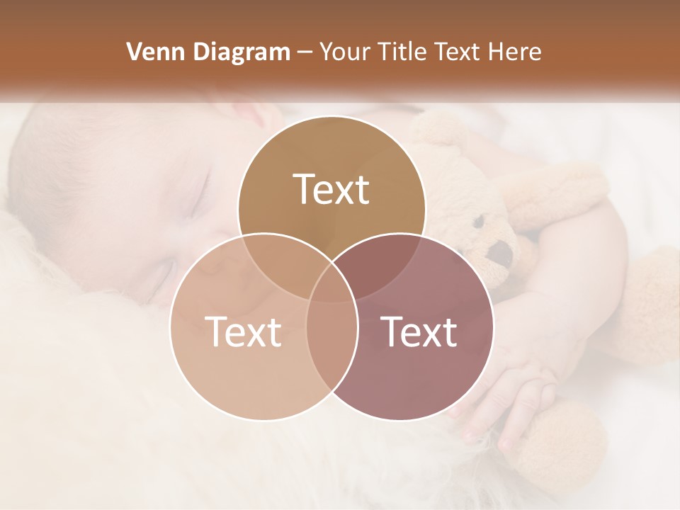 White Sunrise Sand PowerPoint Template