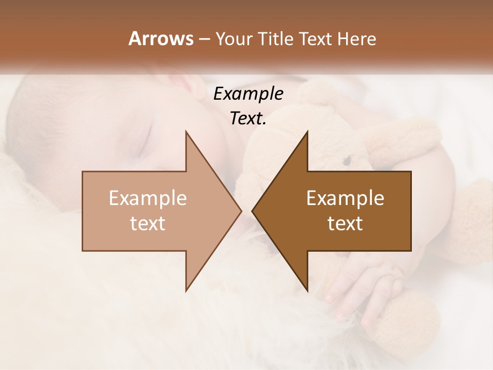 White Sunrise Sand PowerPoint Template