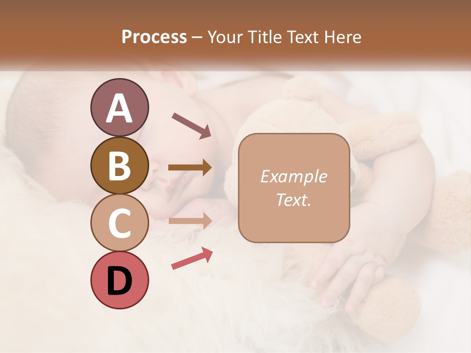 White Sunrise Sand PowerPoint Template