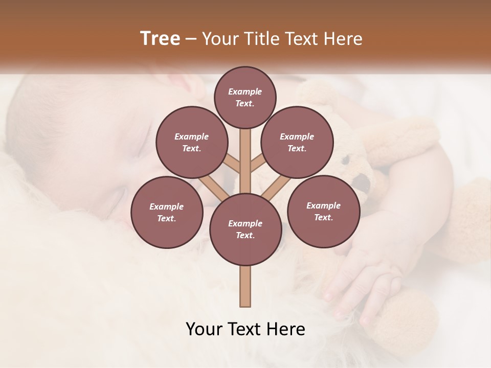 White Sunrise Sand PowerPoint Template