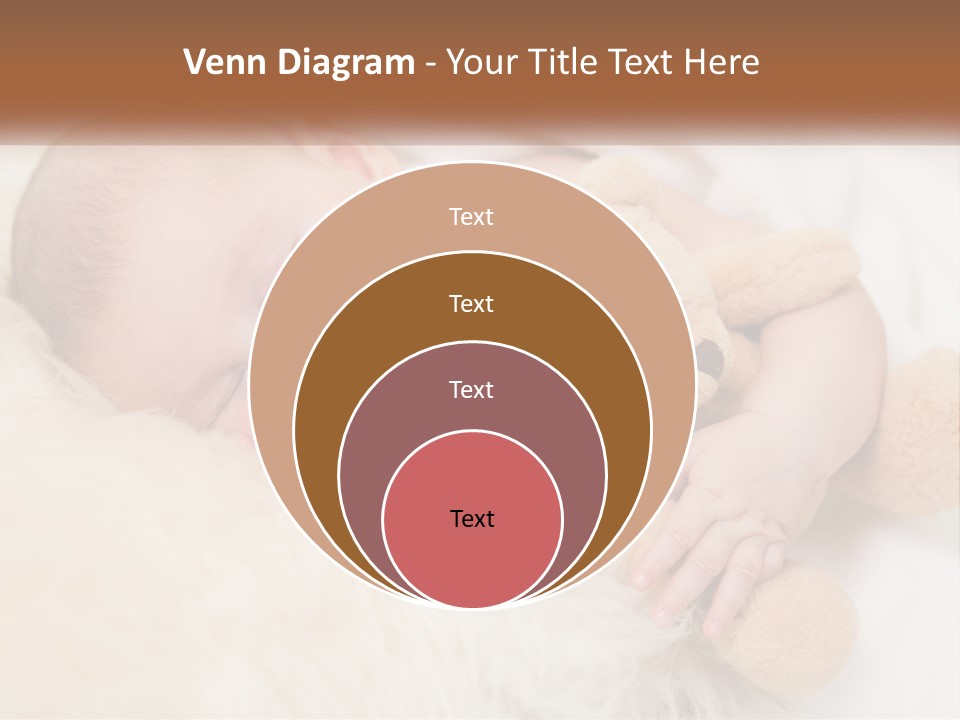 White Sunrise Sand PowerPoint Template