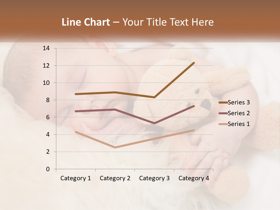 White Sunrise Sand PowerPoint Template