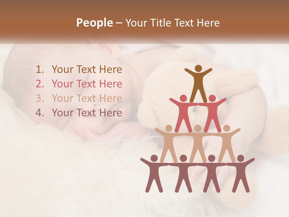 White Sunrise Sand PowerPoint Template