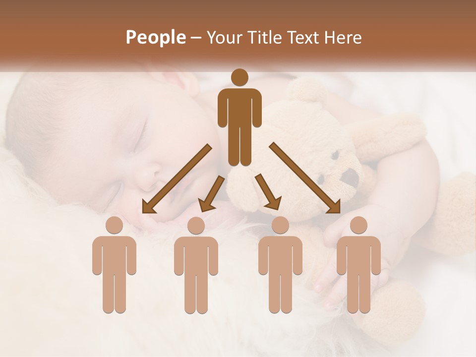 White Sunrise Sand PowerPoint Template