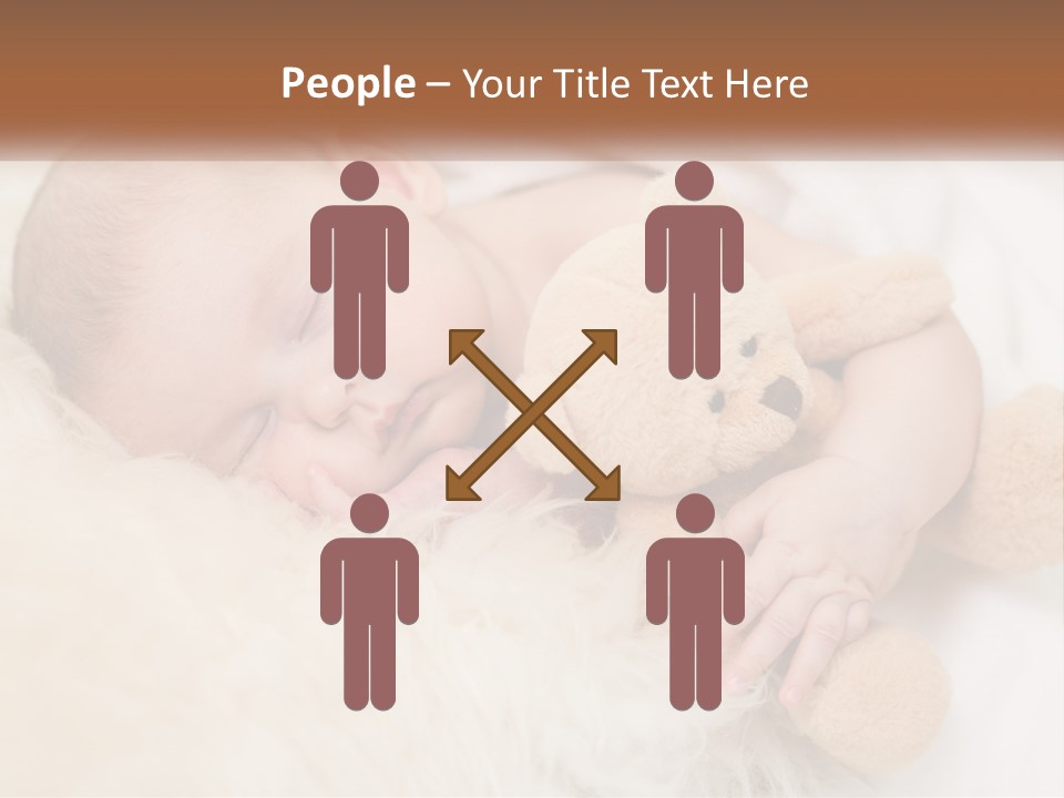 White Sunrise Sand PowerPoint Template