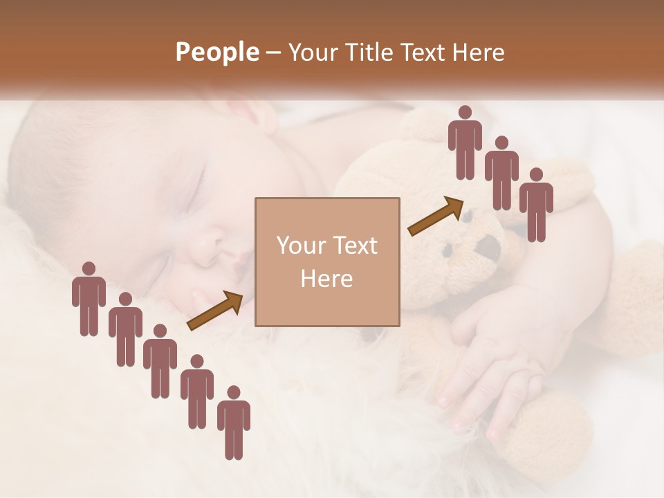 White Sunrise Sand PowerPoint Template