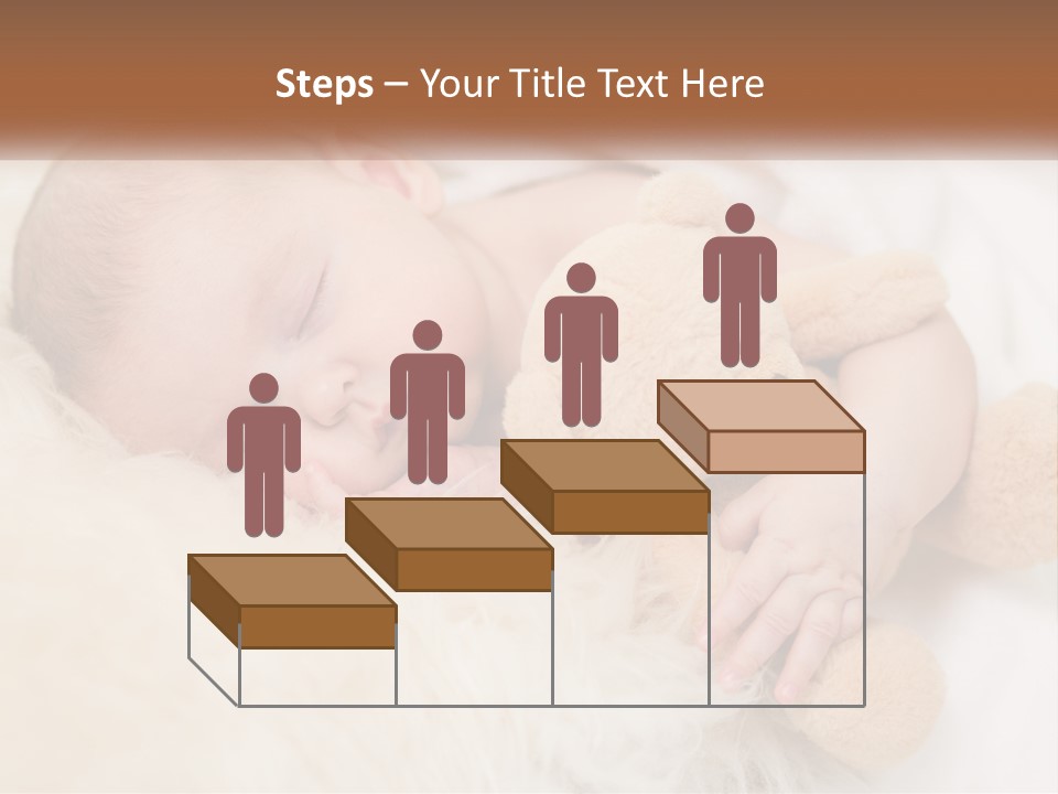 White Sunrise Sand PowerPoint Template