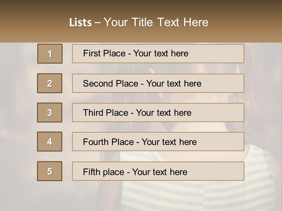 Wellness Lifestyle Standing PowerPoint Template
