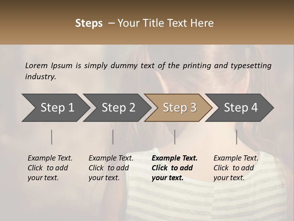 Wellness Lifestyle Standing PowerPoint Template