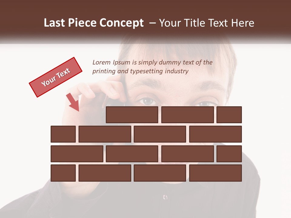 Single Sad Retired PowerPoint Template