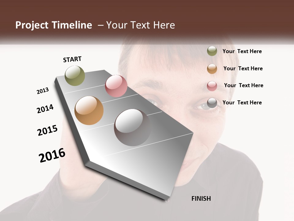 Single Sad Retired PowerPoint Template