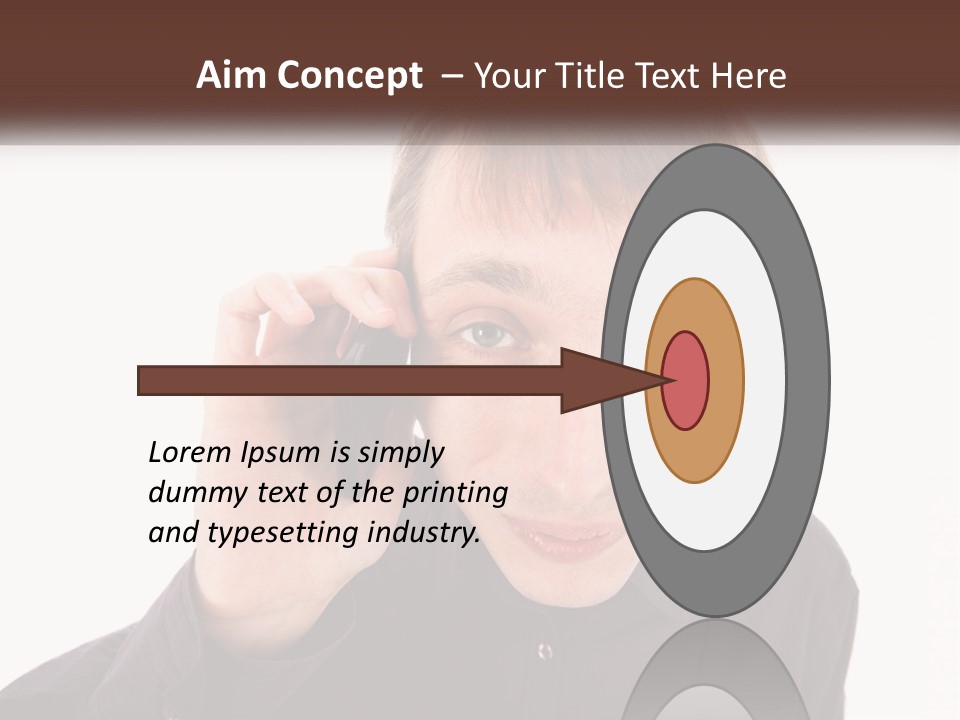 Single Sad Retired PowerPoint Template