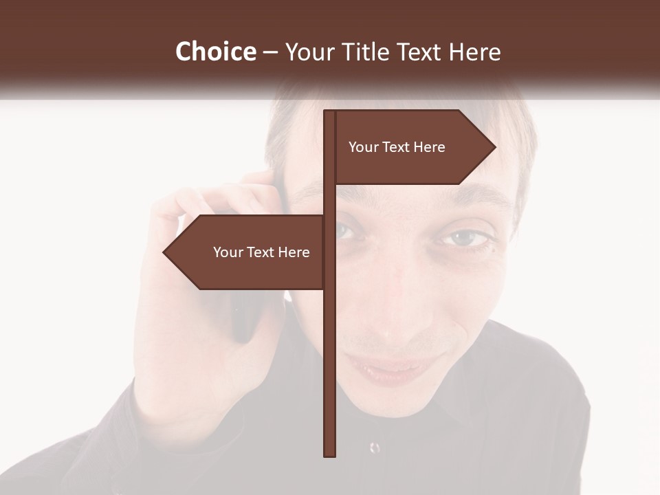 Single Sad Retired PowerPoint Template